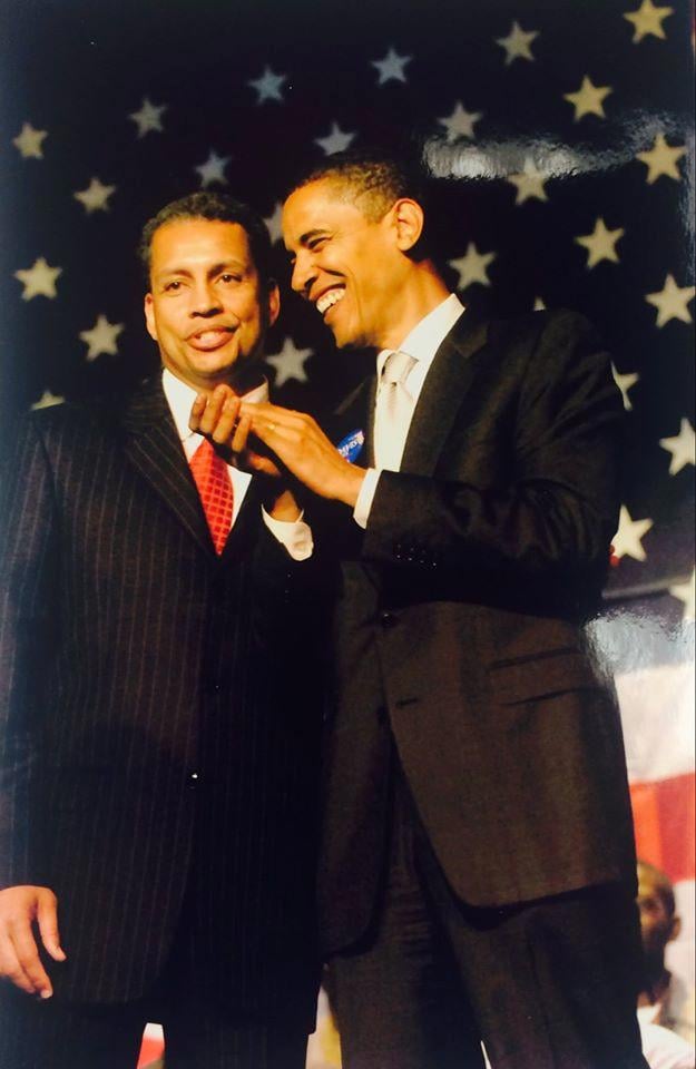 Daryl Jones, Esq. with President Barack Obama
